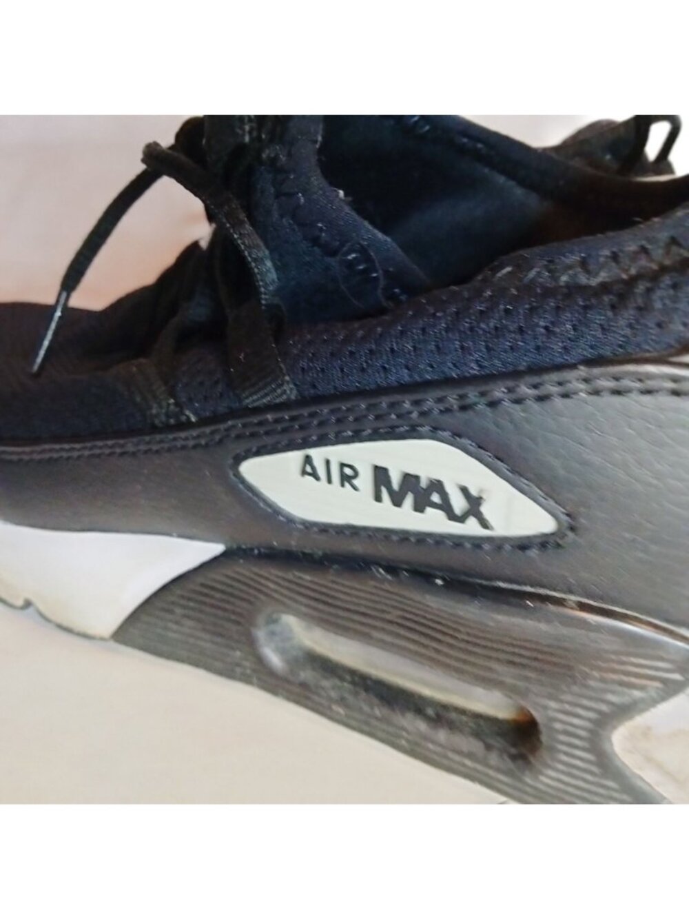 Nike Air Max Sneakers US Kids Size 6 Black White - Picture 11 of 11